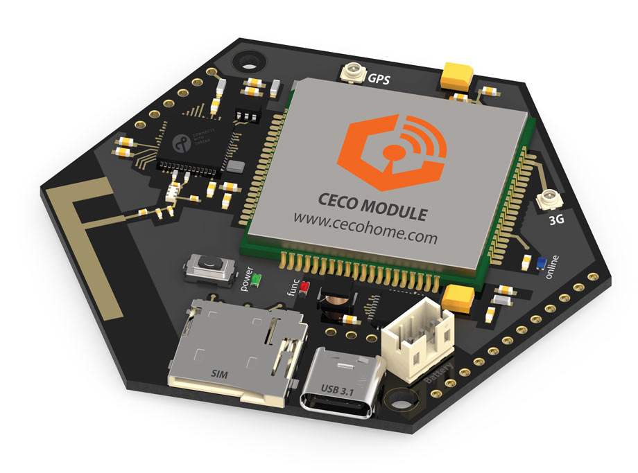 CECO MODULE - The World's First "Cellular with Thread" Module, for IoT
