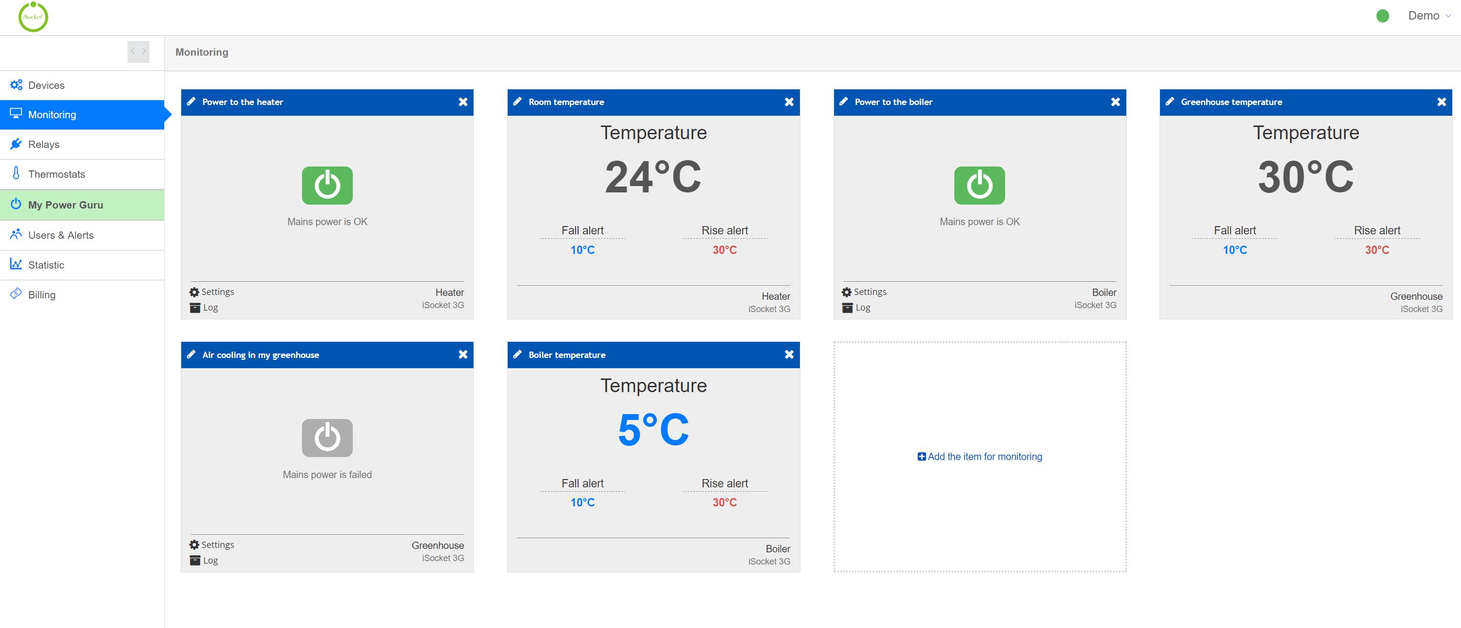 Cellular Connected Home IoT Panel (Celsius demo)