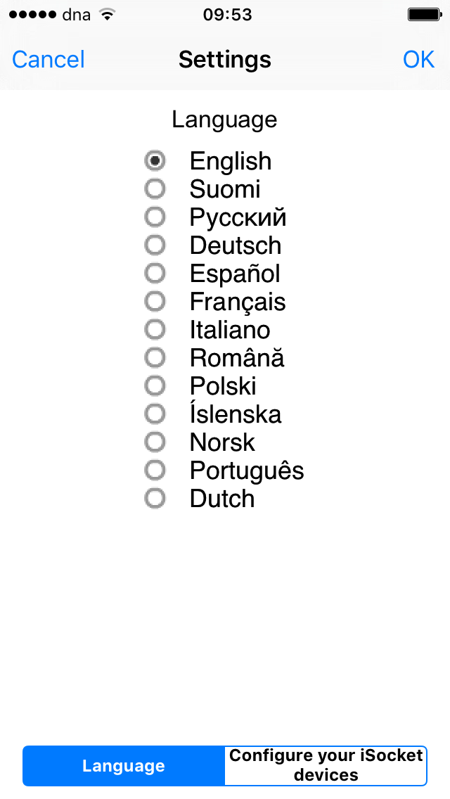 iSocket app for iPhone on many languages
