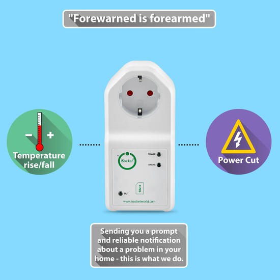 Power outage & temperature alerts to mobile phone