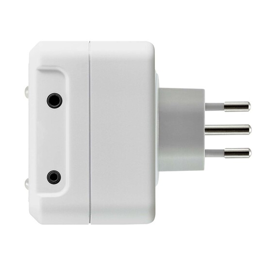 iSocket power outage monitor rear side Swiss