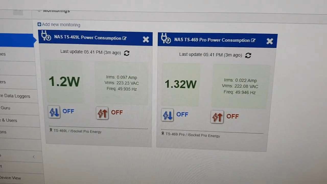 Demo: How to Measure Power Usage of a NAS (or Computer) Remotely with iSocket